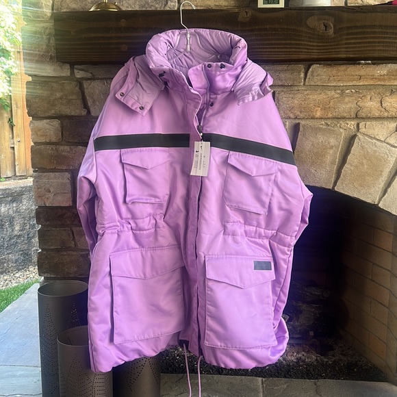 Nike City Ready Oversized Puff Lavender Jacket NWT Size L - Picture 2 of 8